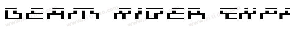 Beam Rider Expanded Laser字体转换